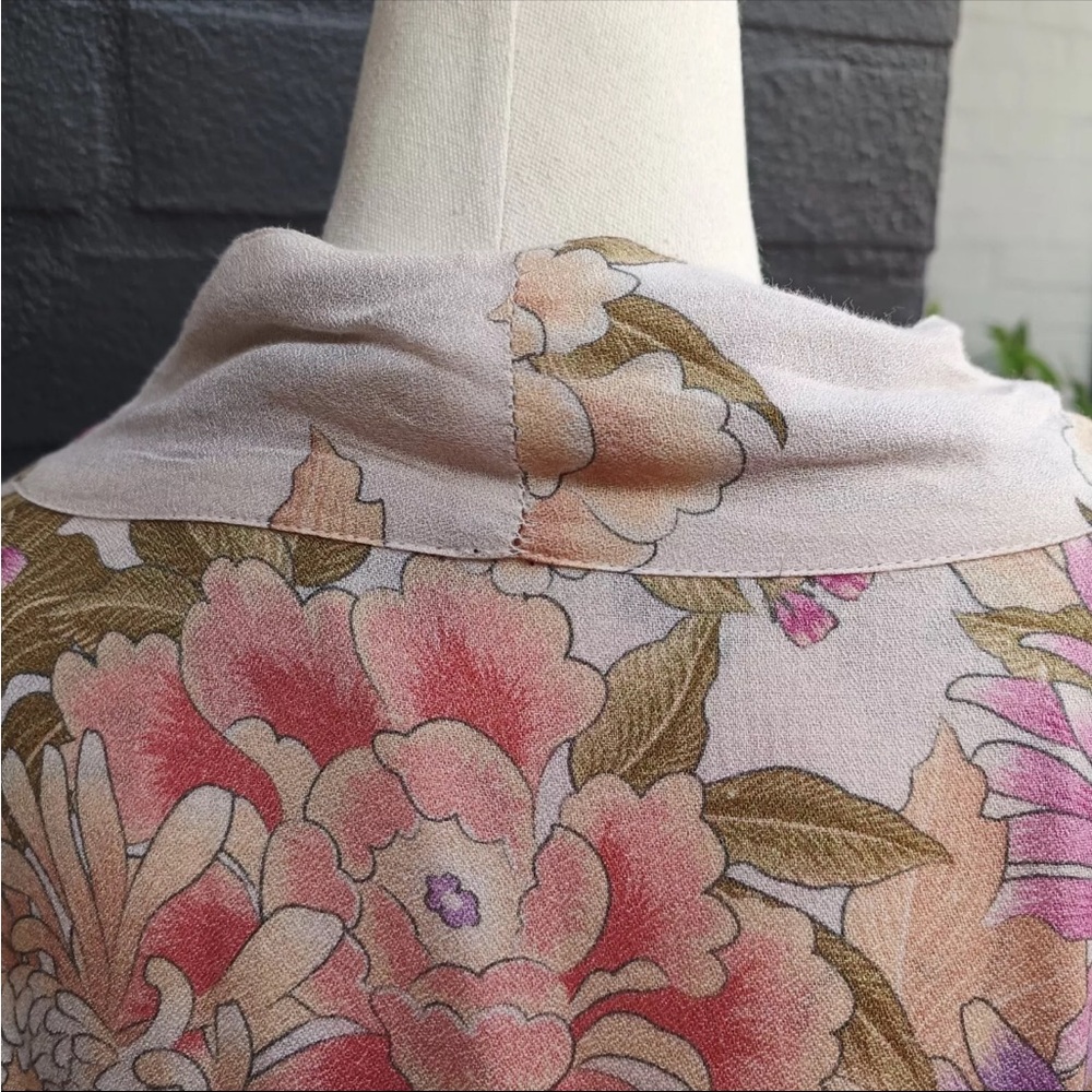 Spell & The Gypsy Vintage OS Blue Skies Reversible Rare Unicorn Kimono Duster - Picture 14 of 16
